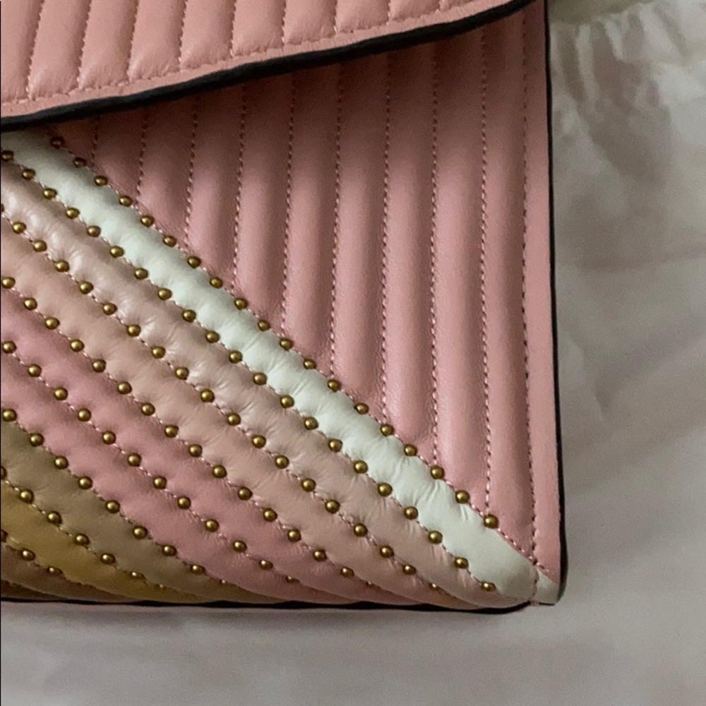Coach Parker Colorblock With Quilting and Rivets - Picture 15 of 16